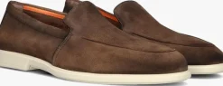 bruine santoni loafers malibu
