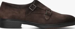 bruine santoni nette schoenen sue 2gespschoen