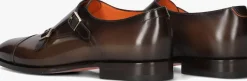 bruine santoni nette schoenen 19027