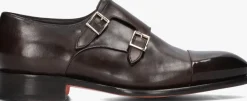 bruine santoni nette schoenen carter 11652