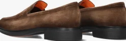bruine santoni nette schoenen 18964