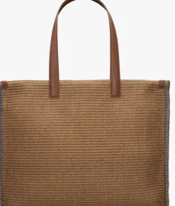 bruine santoni schoudertas 2447