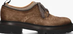 bruine santoni veterschoenen 18936
