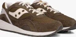 bruine saucony lage sneakers shadow 6000 m