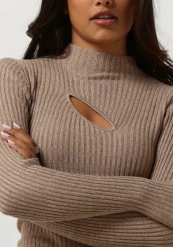 bruine second female tops & t-shirts sanka knit t-neck