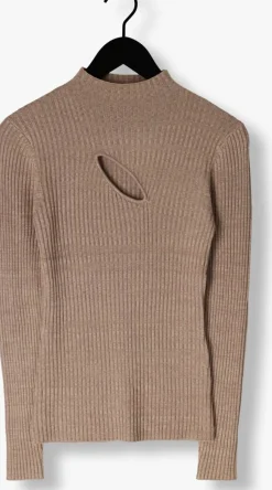 bruine second female tops & t-shirts sanka knit t-neck