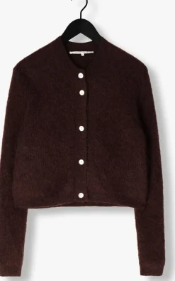 bruine second female vest andrea knit rib ls cardigan