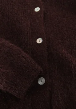 bruine second female vest andrea knit rib ls cardigan