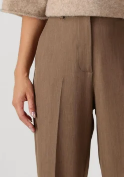 bruine second female wijde broek neel classic trousers