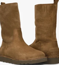 bruine shabbies enkelboots palissa mia high zip