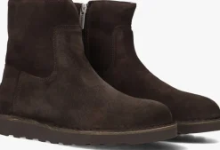bruine shabbies enkelboots palissa mia zip