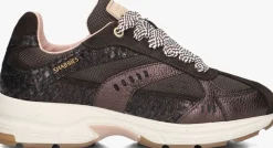 bruine shabbies lage sneakers celia race