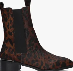 bruine stefano lauran chelsea boots botin plano