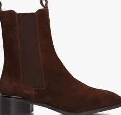 bruine stefano lauran chelsea boots botin plano