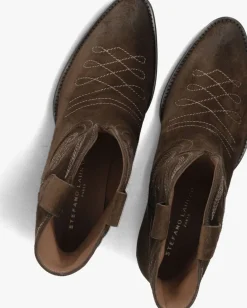 bruine stefano lauran enkellaarsjes 702-12