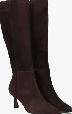 bruine stefano lauran hoge laarzen bota