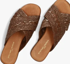 bruine stefano lauran slippers s3107