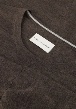 bruine stefano lauran trui crew