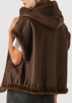 bruine studio ar faux fur jas olena