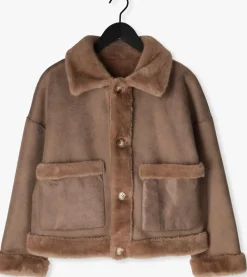 bruine studio ar faux fur jas faje