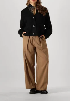 bruine summum blouses bow tie top border print