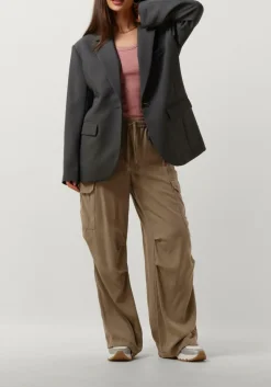 bruine summum cargobroeken trousers cargo tencel