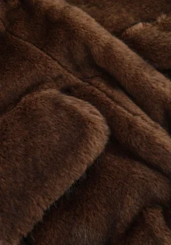 bruine suncoo faux fur jas evan