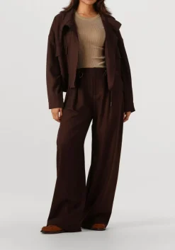 bruine suncoo wijde broek jio