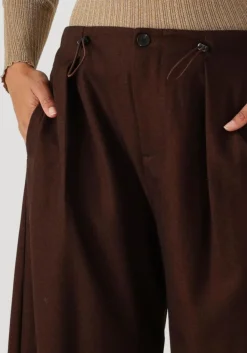bruine suncoo wijde broek jio