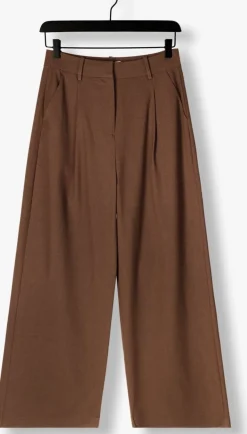 bruine suncoo wijde broek jonas