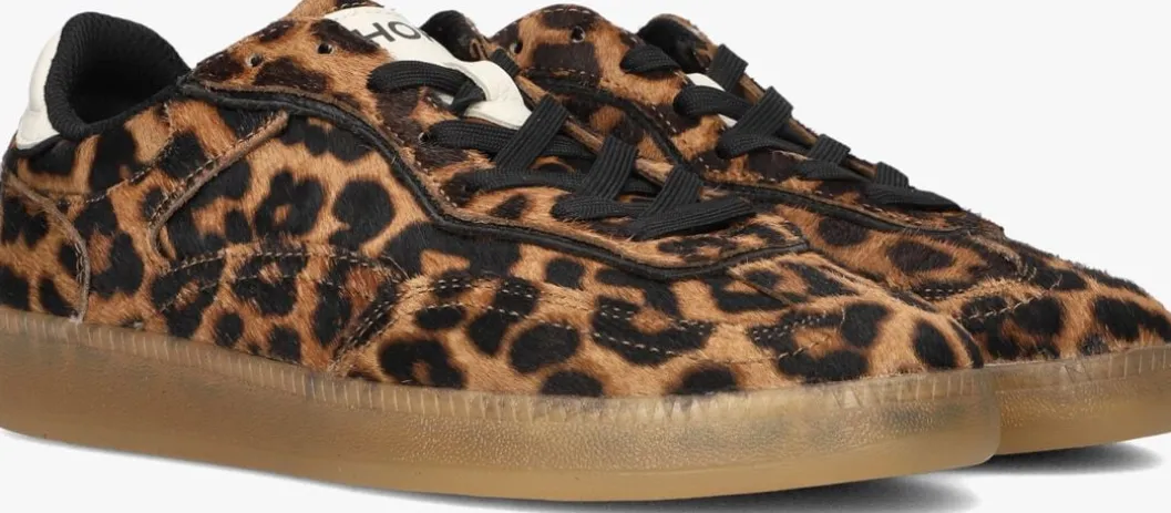 bruine the hoff brand lage sneakers alley leopard