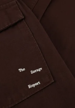 bruine the savage report broeken ripstop pants