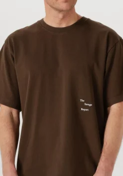 bruine the savage report t-shirt tsr logo bar