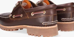 bruine timberland veterschoenen authentics 3 eye classic lug