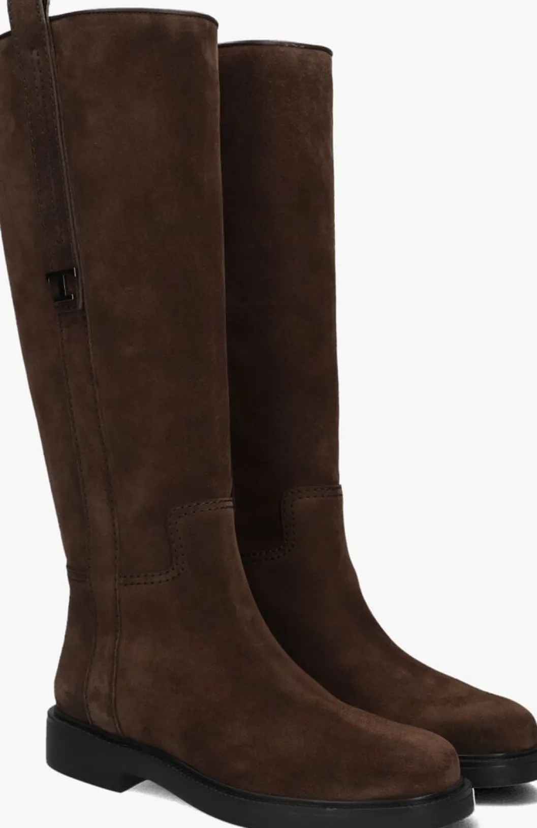 bruine tod's hoge laarzen sue laars