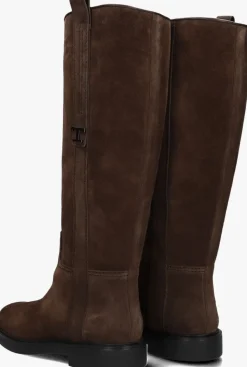 bruine tod's hoge laarzen sue laars