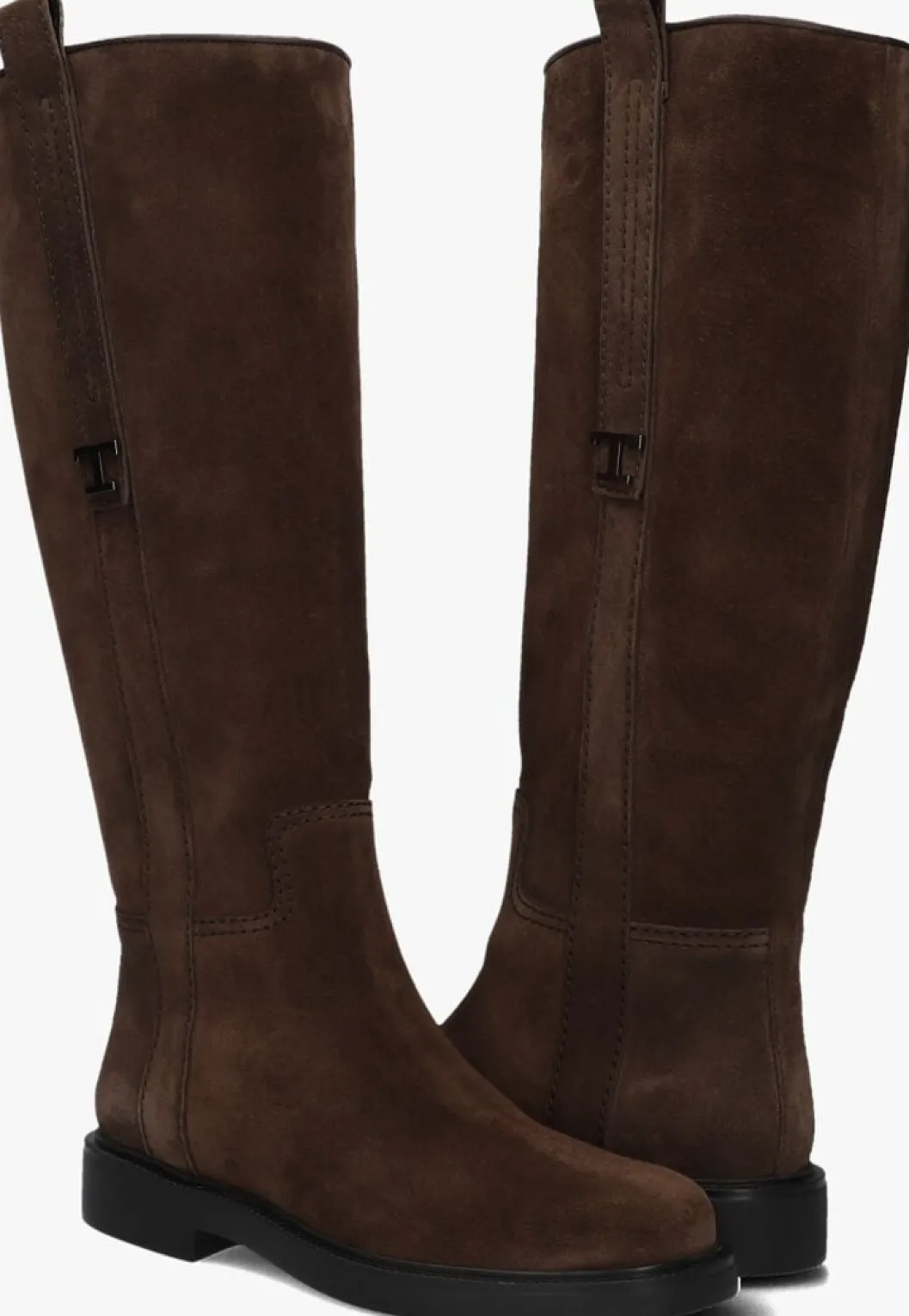 bruine tod's hoge laarzen sue laars