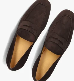 bruine tod's loafers mocassino gomma 35l