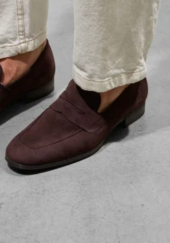 bruine tod's loafers mocassino gomma 35l