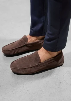 bruine tod's mocassins mocassino gommino 22l