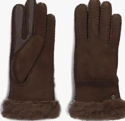 bruine ugg handschoenen seamed tech glove