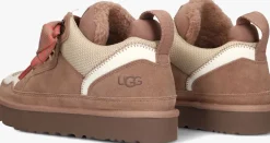 bruine ugg hoge sneakers w lowmel