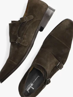 bruine van bommel nette schoenen sbm-30020 raffia