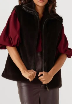 bruine vanessa bruno bodywarmer furo blouson sm