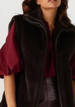 bruine vanessa bruno bodywarmer furo blouson sm