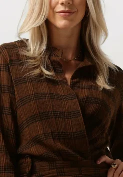 bruine vanessa bruno mini jurk blandine