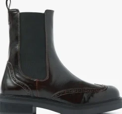 bruine via vai enkelboots lucia gina