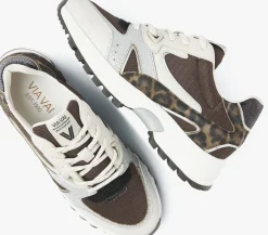 bruine via vai lage sneakers danae vicky