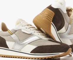 bruine via vai lage sneakers mikki natalia