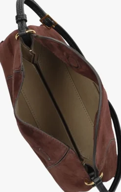 bruine wandler schoudertas penelope slouch bag